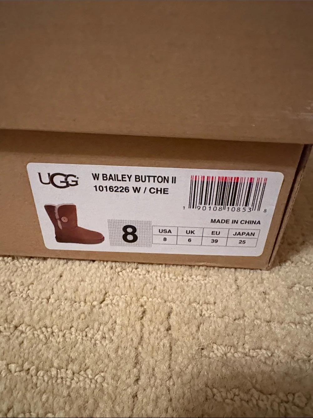 UGG Chestnut Bailey Button Boots